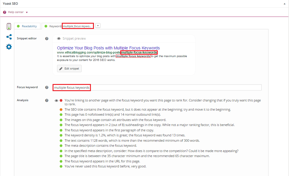 Optimize Your Blog Posts with Multiple Focus Keywords Image 5