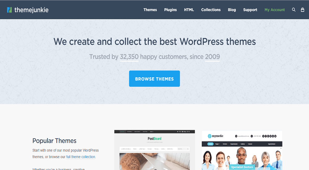 Theme Junkie Front Page