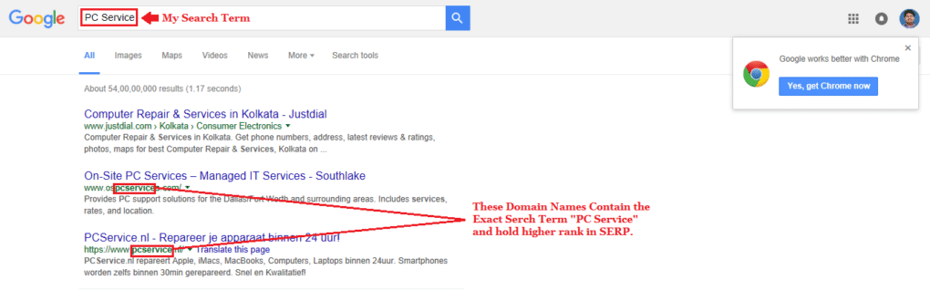 Domain Name Selection Guide Google Screenshot 2