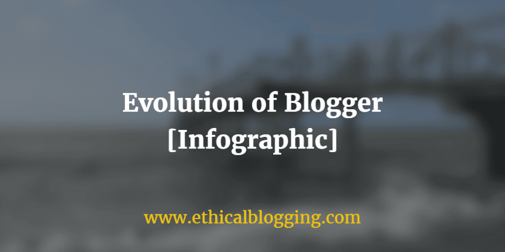 Evolution of Blogger Infographic Featured Image