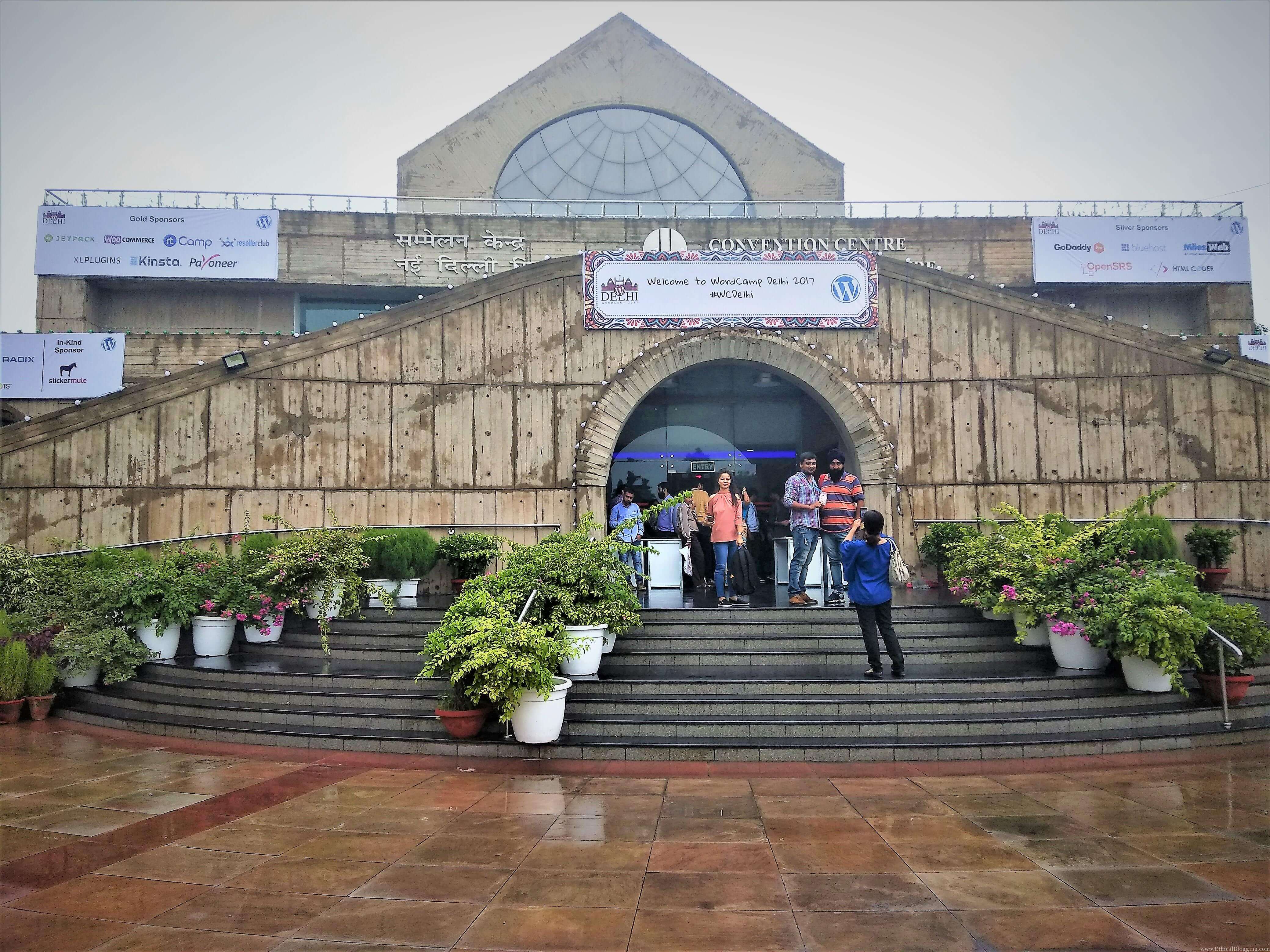 Front Gate of WordCamp Delhi 2017